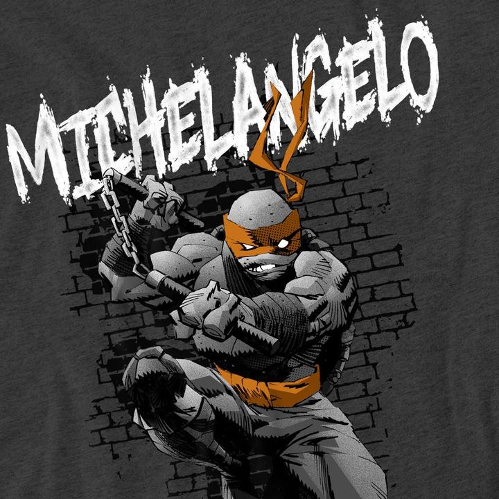 Immagine prodotto Teenage Mutant NT Maglietta Michelangelo Adulto Unisex (L)