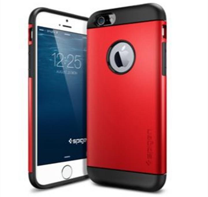 Actual product image Spigen Slim Armor Case for iPhone 6/6S (4.7") Red (Apple iPhone 6)