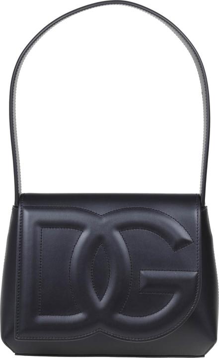 Produktbild Dolce & Gabbana leather shoulder bag with dg logo