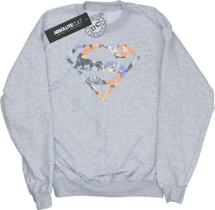 Immagine prodotto Superman Floral Logo 2 Felpa Ragazzi (140, 146)