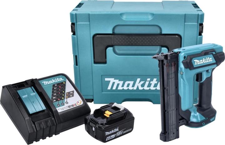Produktbild Makita DFN 350 RG1J Akku Stauchkopfnagler 18 V 15 - 35 mm + 1x Akku 6,0 Ah + Ladegerät + Makpac