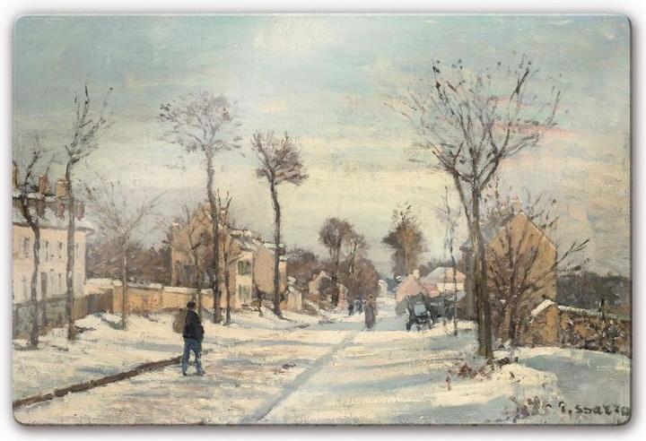 Produktbild Trenddeko Pissarro - Strasse von Louveciennes im Schnee (60 x 40 cm)