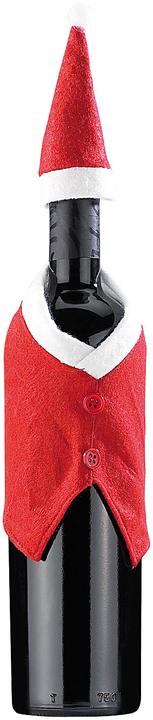 Image du produit Infactory Porte-bouteille drôle "Père Noël" Lot de 2