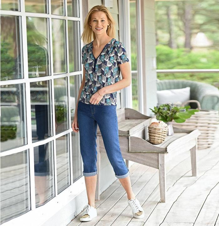 Image du produit Anne Weyburn Jeans 3/4 en denim stretch (44)