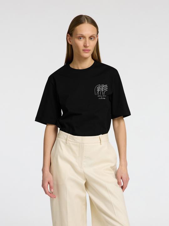 Produktbild Selected Femme Besticktes T-Shirt mit Rundhalsausschnitt (M)