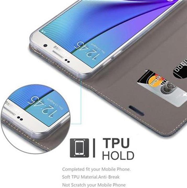 Image du produit Cadorabo Couverture look jeans Book (Samsung Galaxy Note 5)