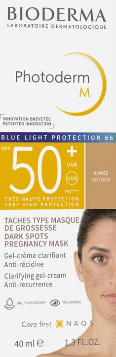 Produktbild Bioderma Photoderm M SPF50+ dorée (Sonnencreme Gesicht, SPF 50, 40 ml, 150 g)