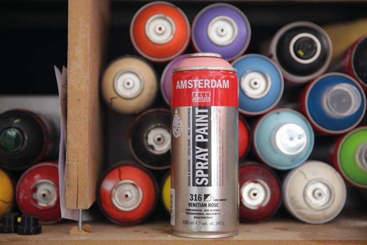 Actual product image Amsterdam Spray paint (Titanium white, 400 ml)