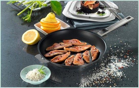 Actual product image Cristel Strate Amovible Stainless Steel Pan Non Stick Ø30cm (30 cm, Frying pan, Stainless steel)