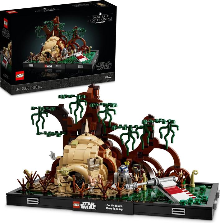 Produktbild LEGO Jedi Training auf Dagobah - Diorama (75330, LEGO Star Wars)