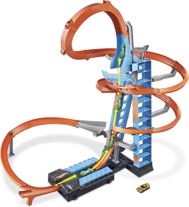 Produktbild Hot Wheels Action - Wolkenkratzer-Crash-Spielset