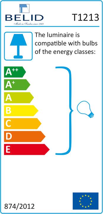 Energie-Label Belid Primus I (E27)