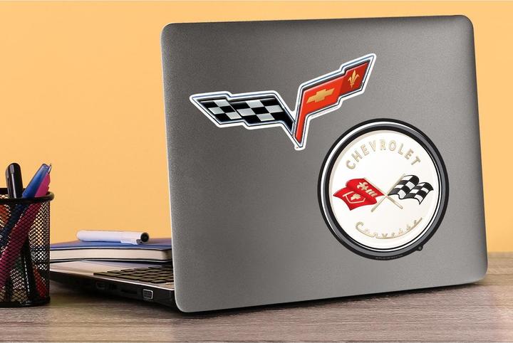 Produktbild Chevrolet Aufkleber Corvette Branding Deluxe Stickers Variety Pack 50erPack Vinyl