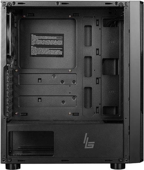 Produktbild Logic Computergehäuse ohne Stromquelle Agir Mesh + Glass USB 3.0 schwarz (ATX)