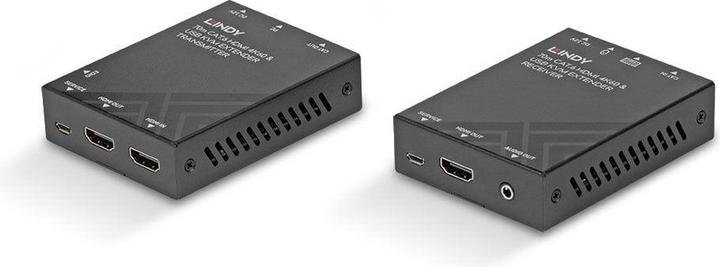Produktbild Lindy 70m Cat.6 HDMI 4K60, USB & Audio KVM Extender