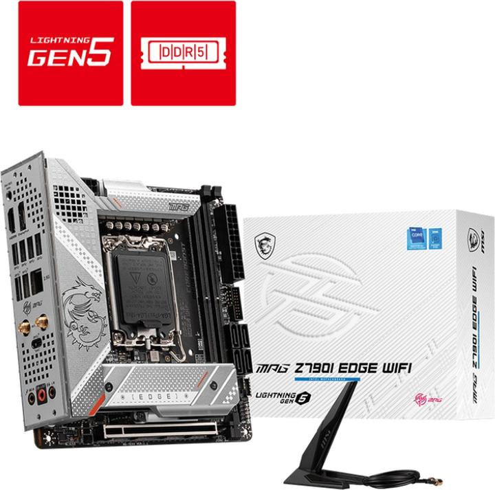 Productafbeelding MSI MPG Z790I Edge WIFI (LGA 1700, Intel Z790, Mini-ITX)