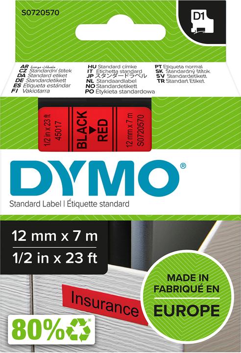 Actual product image Dymo S0720570 (1.20 cm, Black)