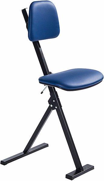 Actual product image Global Stole Anti-fatigue stool, steel frame, fabric covered seat, height adjustment 500 -