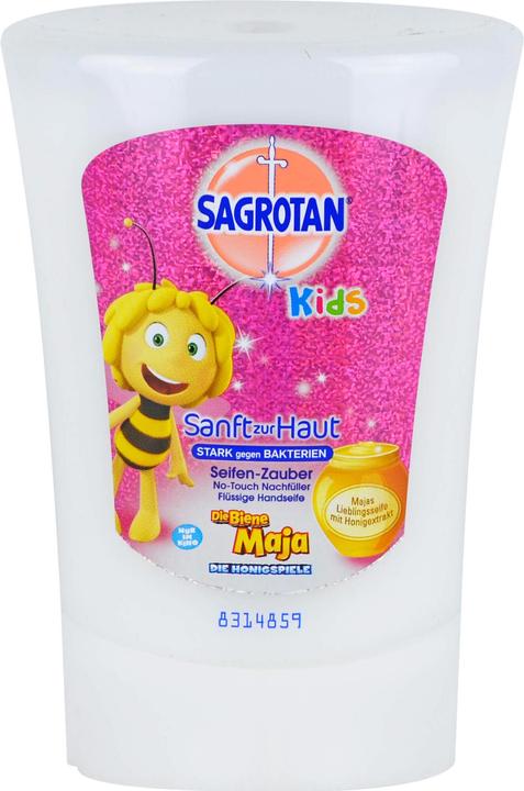 Sagrotan Kids No-Touch Nachfüller Seifenzauber, 250 ml Flüssigseife (Handseife Nachfüllpackung, 250 ml)