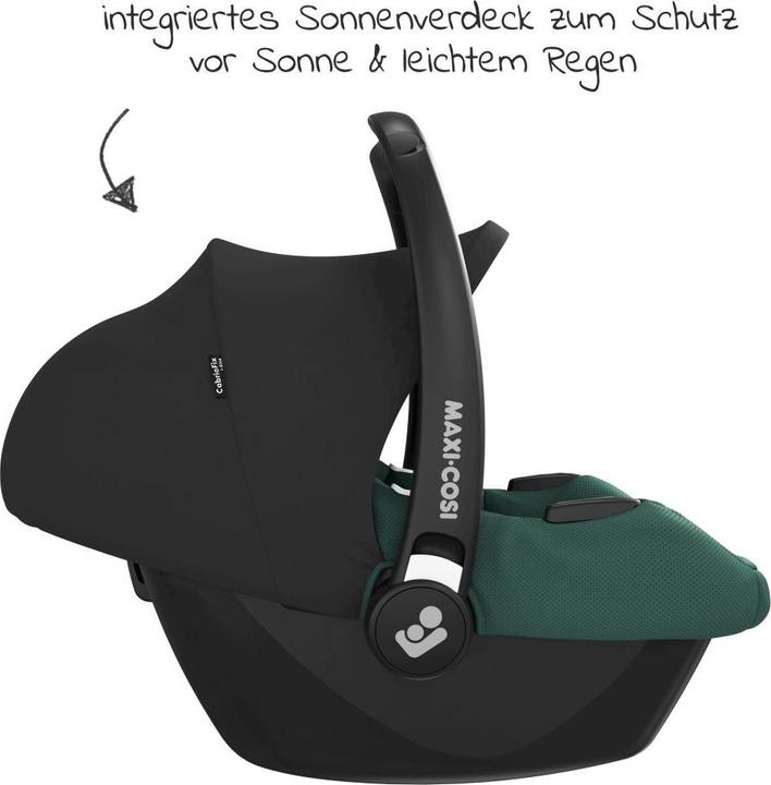 Produktbild Maxi-Cosi CabrioFix I-Size Essential Green (Babyschale, ECE R129/i-Size Norm)