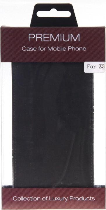 Image du produit OEM Etui à clapet en cuir fin pour Sony Z3 - Noir (Sony Xperia Z3, Sony Xperia Z3 Dual, Sony Xperia Z3v)