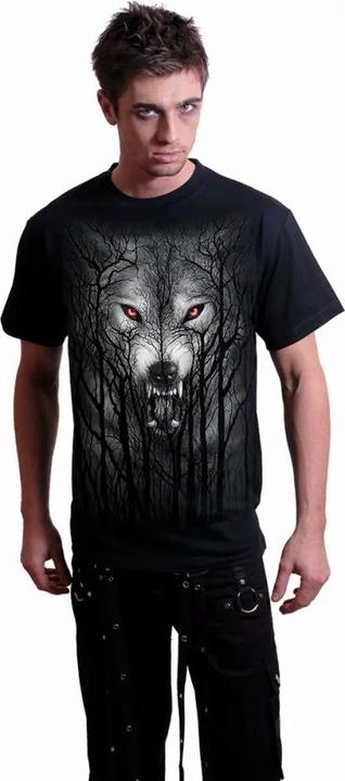 Actual product image Spiral Unisex Adult Forest Wolf T-Shirt (L)