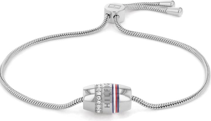 Tommy Hilfiger Mesh Charm Armband (17.50 cm, Edelstahl)