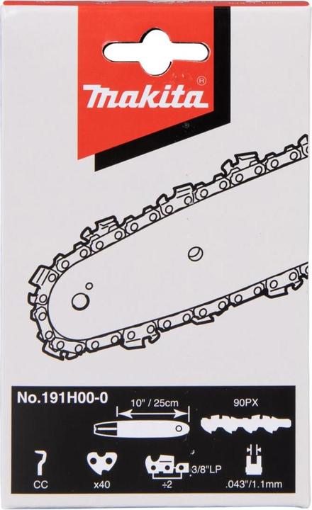 Produktbild Makita Sägekette 25cm 1,1mm 3/8 (Kettensäge, Sägekette)