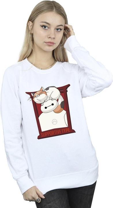 Actual product image Disney Womens/Ladies Big Hero 6 Baymax Frame Support Sweatshirt (XL)