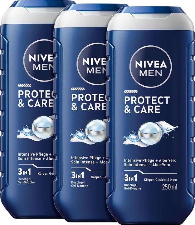 NIVEA Pflegedusche Protect & Care Trio (750 ml)