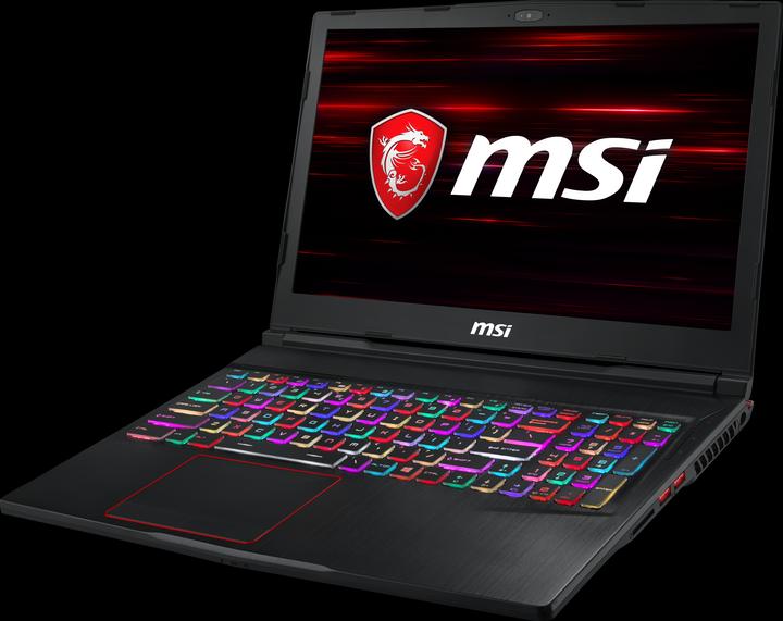 Actual product image MSI GE63 8RE-601 Raider RGB (15.60", Intel Core i7-8750H, 16 GB, 256 GB, CH)