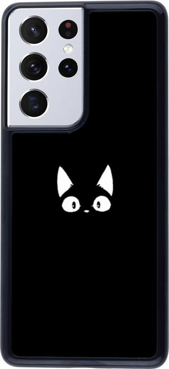 Immagine prodotto PhoneLook Copertina Gatto divertente su nero (Samsung Galaxy S21 Ultra 5G)