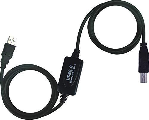 PremiumCord USB-A - USB-B USB cable 10 m Black (ku2rep10ab) (10 m, USB 2.0)