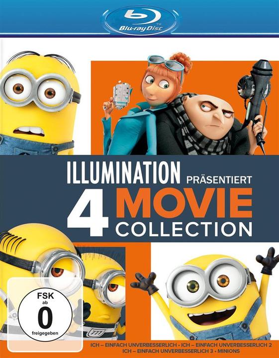 Image du produit Moi, Je Suis Indésirable. 1-3, Minions Bd St (Blu-ray, 2017, Allemand)