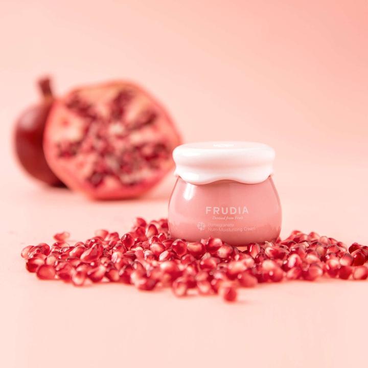 Actual product image Frudia Nutri-Moisturizing Cream Nourishing & Moisturizing Face Cream Pomegranate 55G (Day cream)