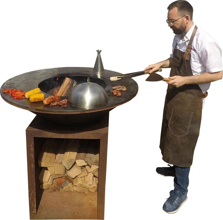 Image du produit Keller Fahnen Feuerschalen-Grill «Big» Stahl ø 100 cm (53 cm)