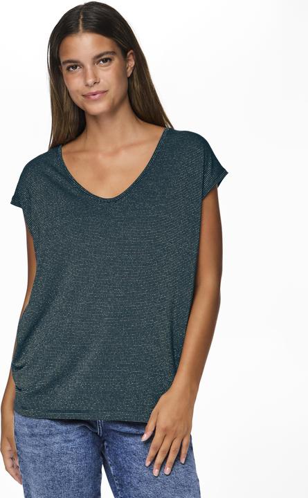 Image du produit Pieces Pcbillo Tee Lurex Stripes Noos Bc (XL)