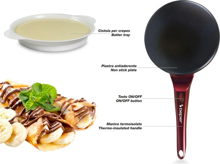 Image du produit Beper Crêpière BT.710Y
