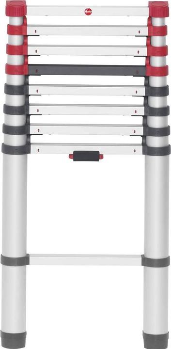 Actual product image Hailo FlexLine, aluminium safety telescopic ladder, 9 rungs (Single ladder, 264 cm)