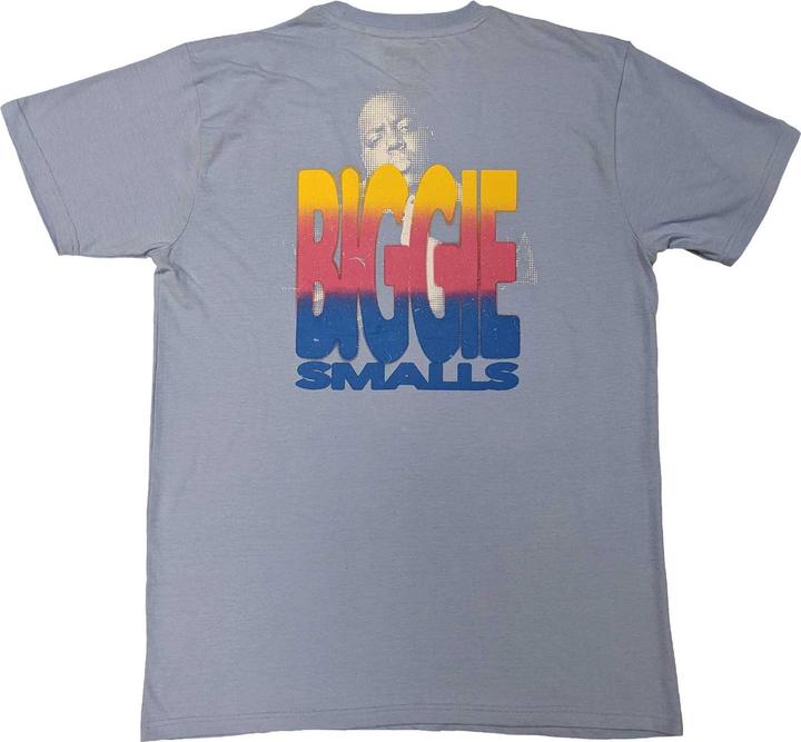 Actual product image Biggie Smalls Unisex Adult Half Tone T-Shirt (L)