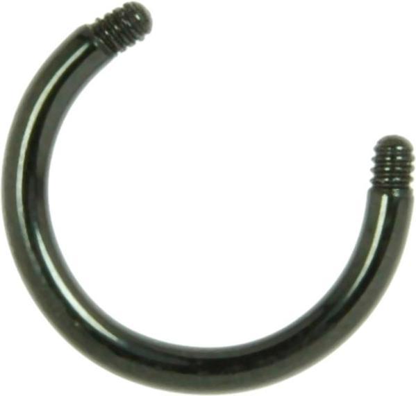Bijouteria Piercing (PVD Beschichtung (schwarz), Titan)
