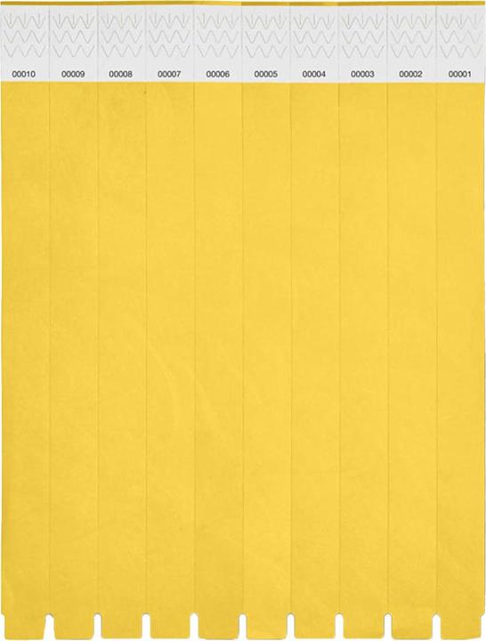 Produktbild MidOcean Tyvek Armband 10erPack (24.50 cm, 100% synthetisches Material)