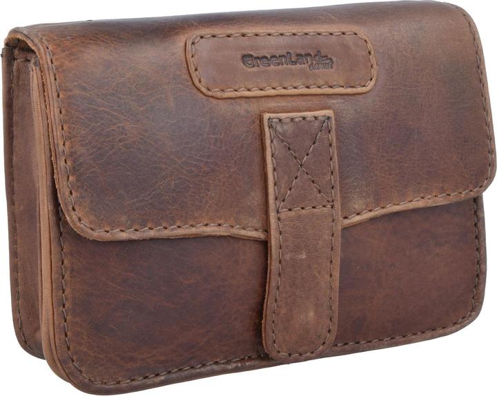 Actual product image Greenland Nature Soft & Safe belt bag RFID leather 16 cm