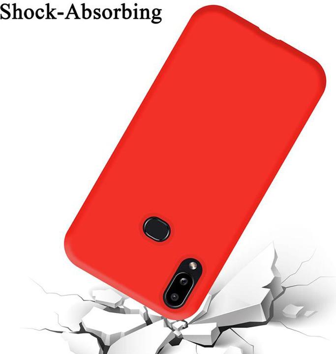 Actual product image Cadorabo TPU Liquid Silicone Case Cover (Samsung Galaxy A10s)