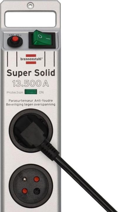 Produktbild Brennenstuhl Super-Solid 8way, 2.5m (polycarbon) (8 x, CEE 7/5, 2.50 m)
