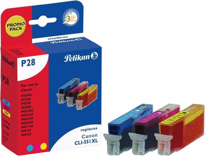 Produktbild Pelikan Cli-551xl (M, C, Y)