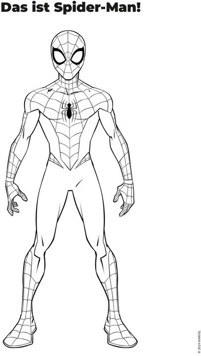Actual product image Spider-Man: Superhero colouring fun