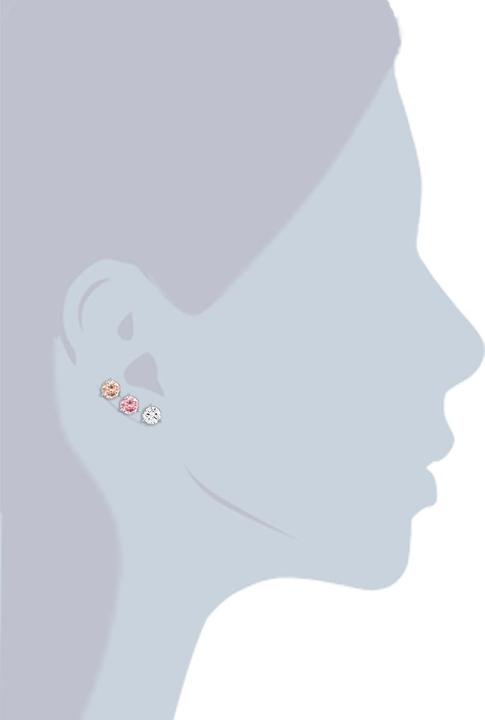 Produktbild Lulu & Jane Damen Metall-Legierung verziert mit Kristallen von Swarovski® silber - 29087 (Metall-Legierung)