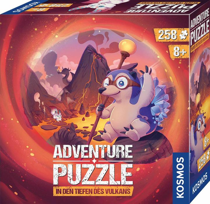 Produktbild Kosmos Adventure Puzzle: In den Tiefen des Vulkans (258 Teile)