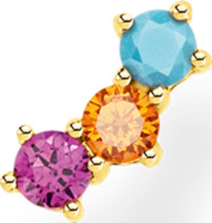 Orange, Violett, Blau, Gold